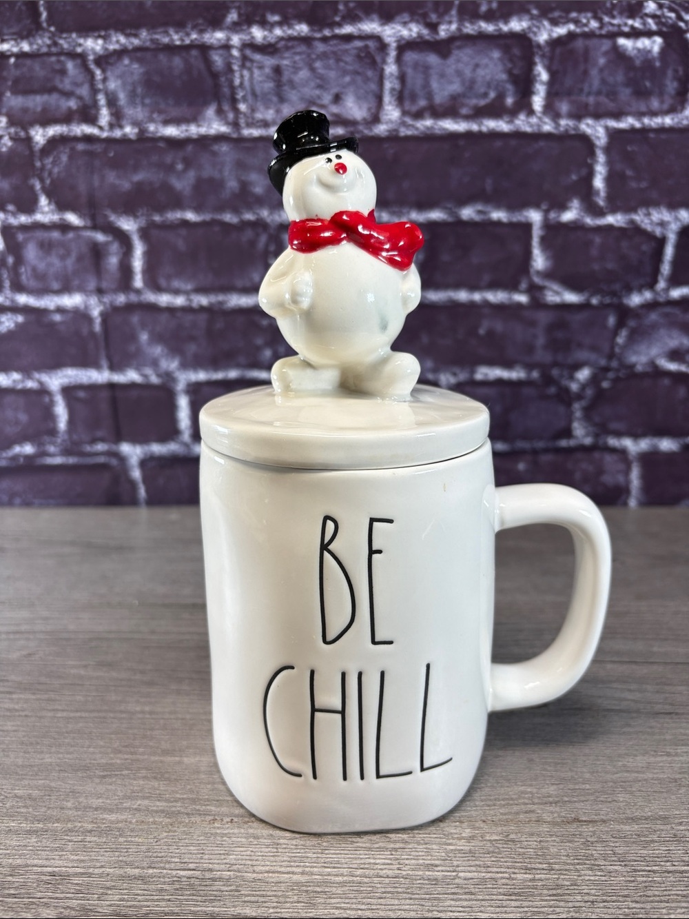 Rae Dunn Frosty the Snowman Be Chill Mug